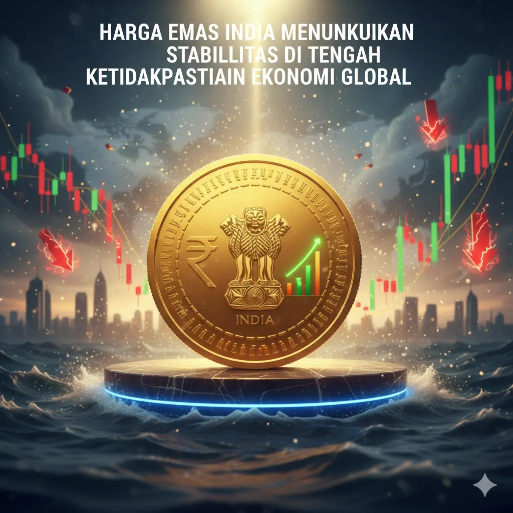 Harga Emas India Menunjukkan Stabilitas di Tengah Ketidakpastian Ekonomi Global