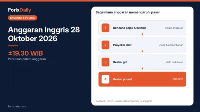 Anggaran Inggris 28 Oktober 2026: Ruang Fiskal Diperkirakan Hanya £10–12 Miliar, Apa Dampaknya ke Pound dan Obligasi Gilt?