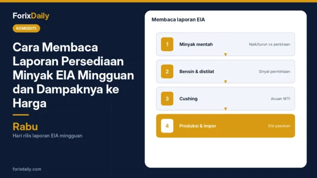 Cara Membaca Laporan Persediaan Minyak EIA Mingguan dan Dampaknya ke Harga