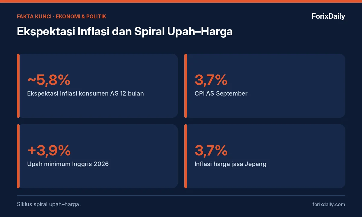 Fakta kunci: Ekspektasi Inflasi dan Spiral Upah–Harga: Mengapa Bank Sentral Khawatir pada 2026
