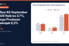 Inflasi AS September 2026 Naik ke 3,7%, Harga Produsen Melonjak 6,3%: Apa Artinya bagi The Fed?