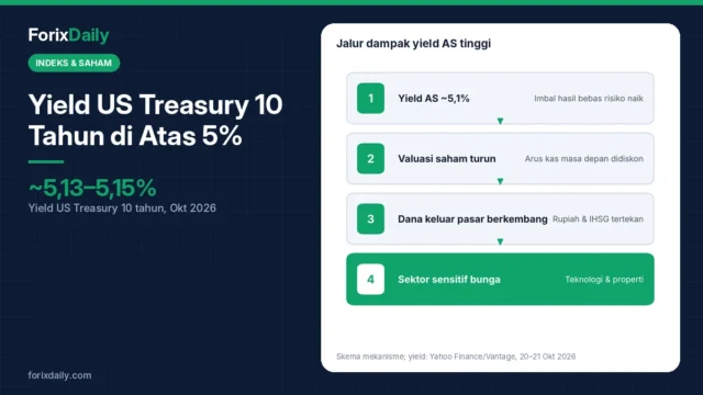 Yield US Treasury 10 Tahun di Atas 5%: Mengapa Menekan Valuasi Saham Global dan IHSG